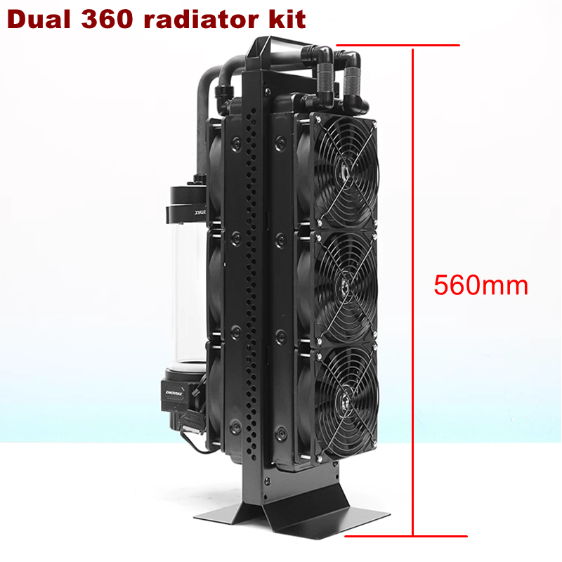 デュアルラジエーター外部水冷コンビネーション、ENERMAX - External Radiator Water Cooling Kit のレビューと価格